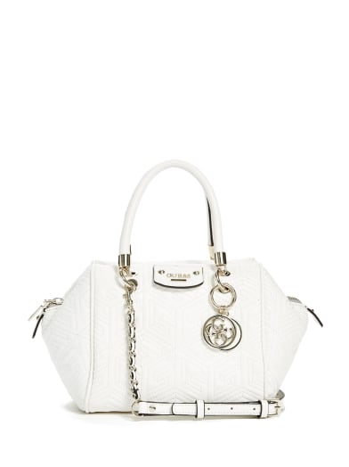 G Cube Quilted Small Satchel | GUESS.com