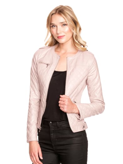 Skye Faux-Leather Jacket | GUESS.com