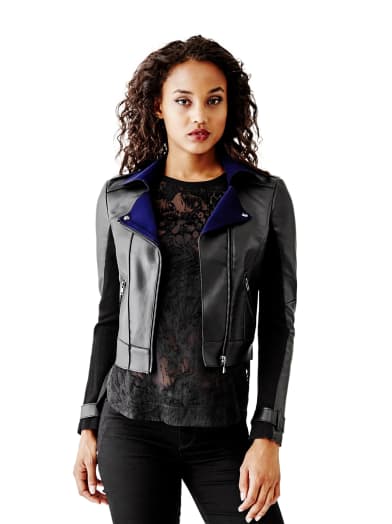 Velvet Bonded Jacket | GUESS.com