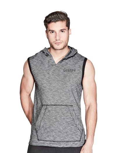 Damon Hooded Sleeveless Shirt