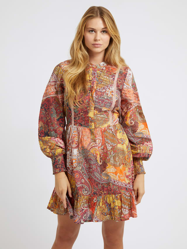 Damen Business Kleid Mit V-Ausschnitt - Elegantes Bleistiftkleid Langarm