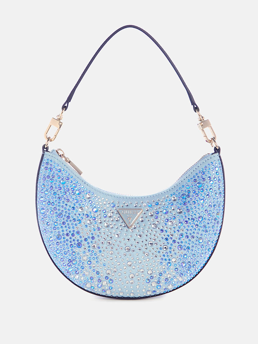 GUESS Tasmin Rhinestones Hobo Bag