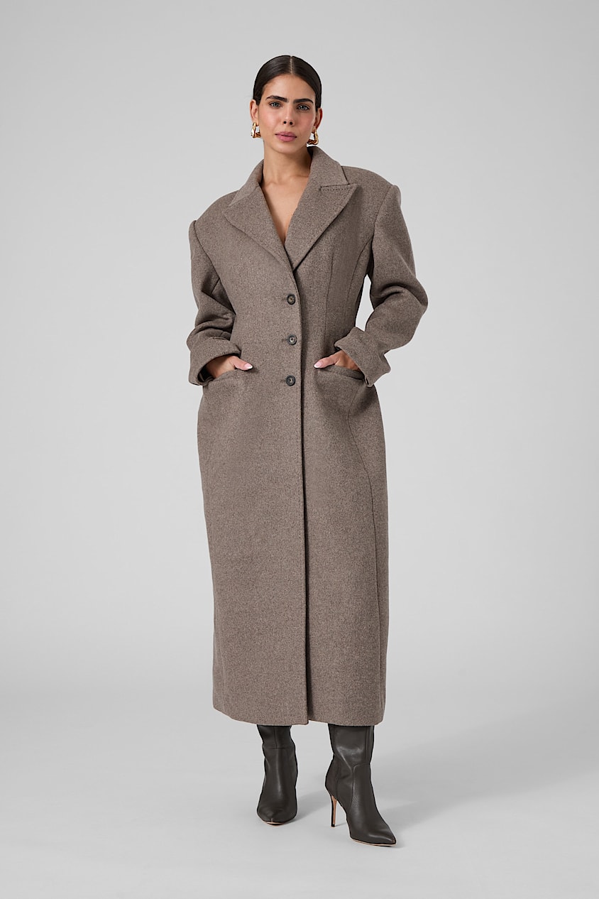 GUESS Marciano Wool-Blend Long Coat