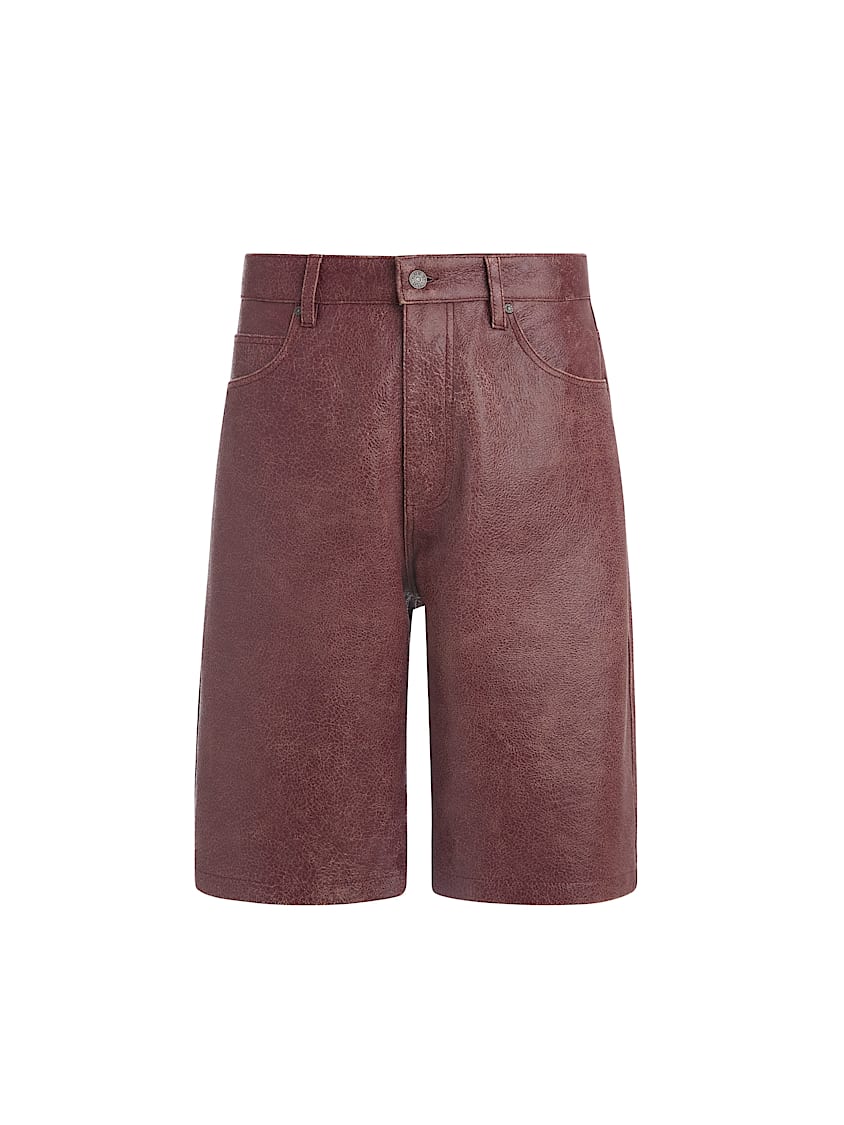 GUESS USA Crackle Leather Short