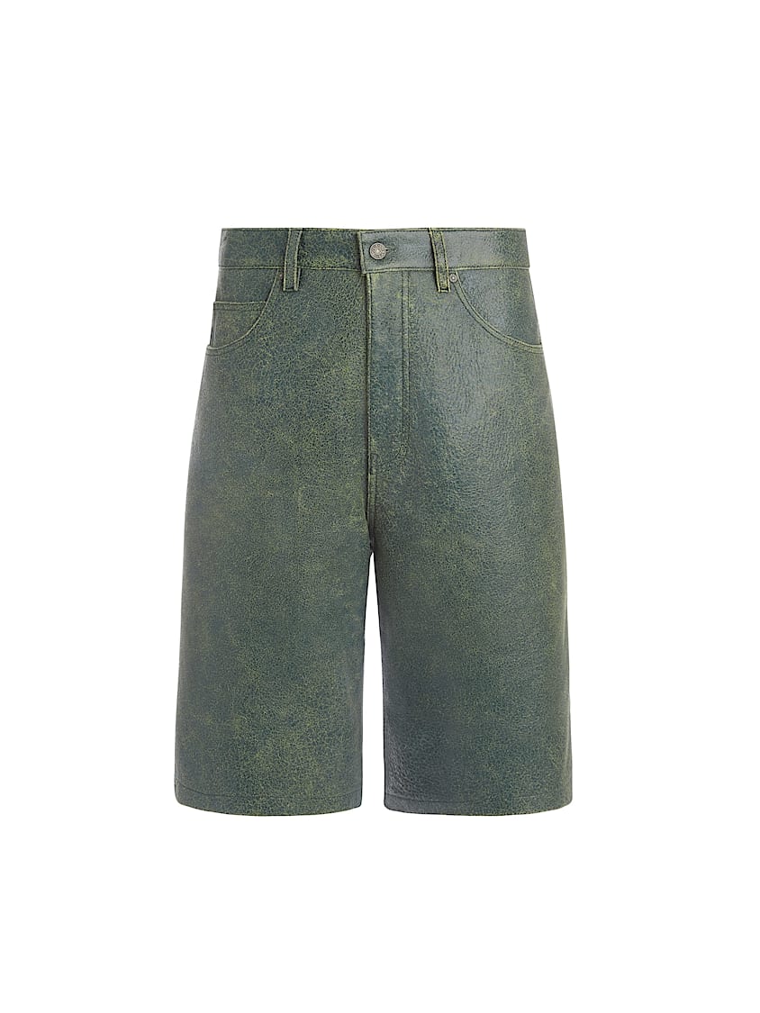 GUESS USA Crackle Leather Short