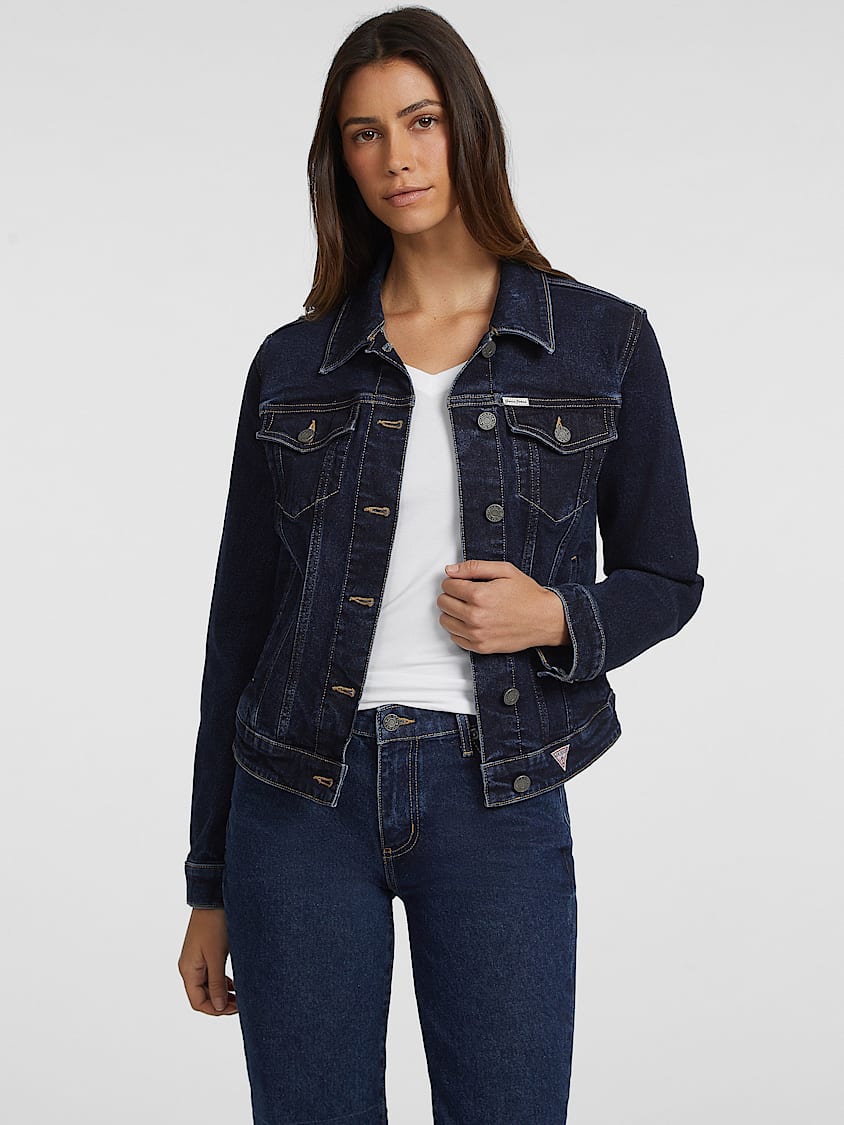 GUESS JEANS Slim Denim Trucker Jacket