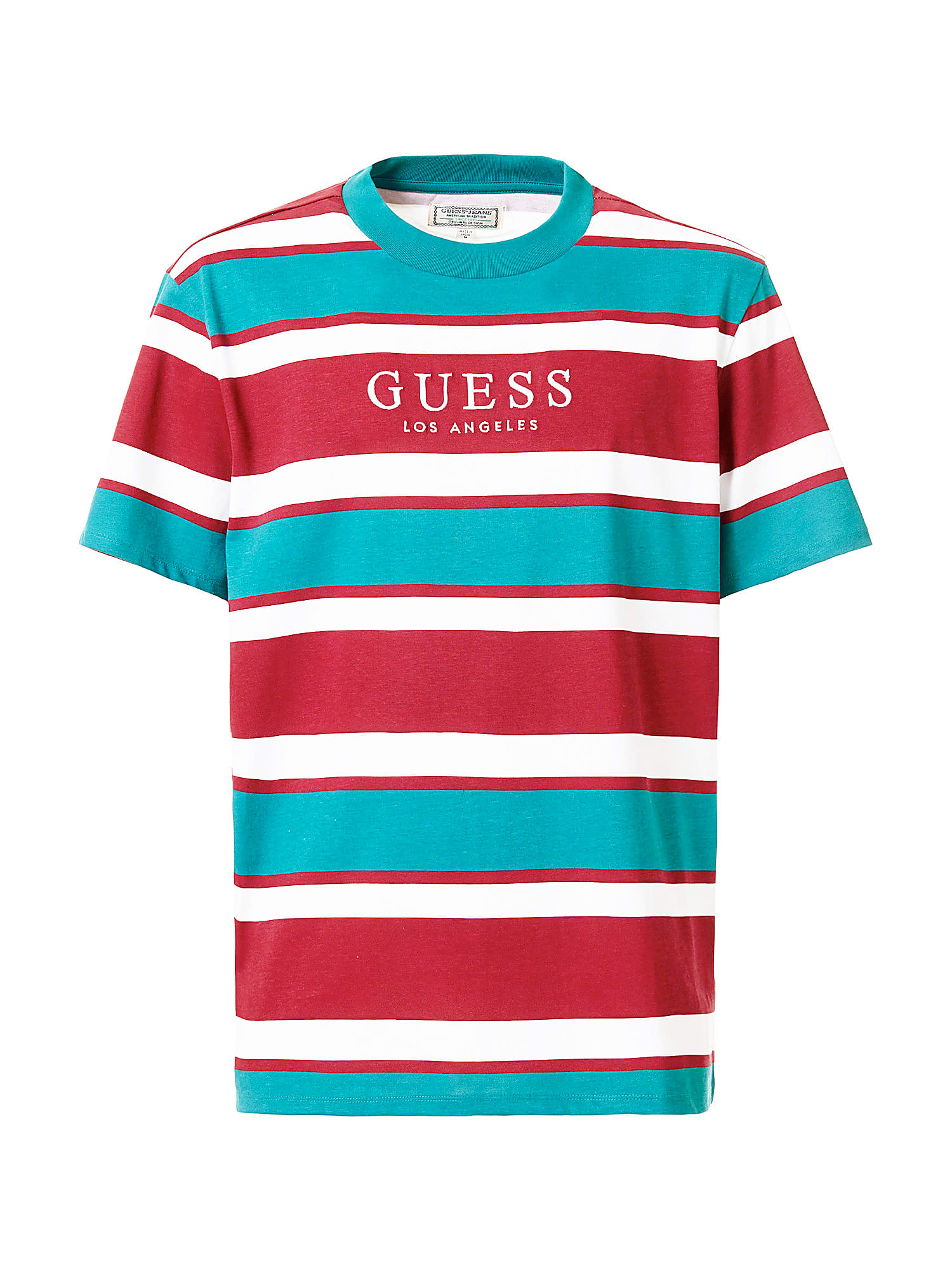 guess t shirt uomo righe