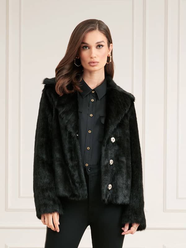 Guess Marciano Faux Fur Jacket