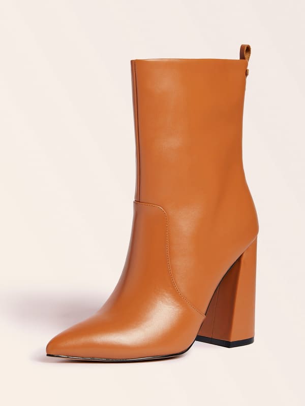 Bottines En Cuir Véritable Marciano