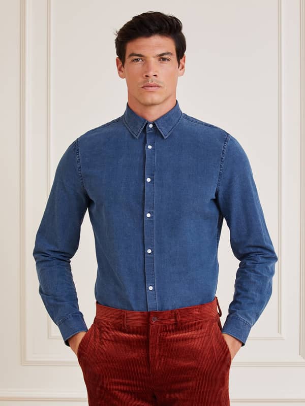 

Джинсовая Рубашка Узкого Кроя «Marciano»