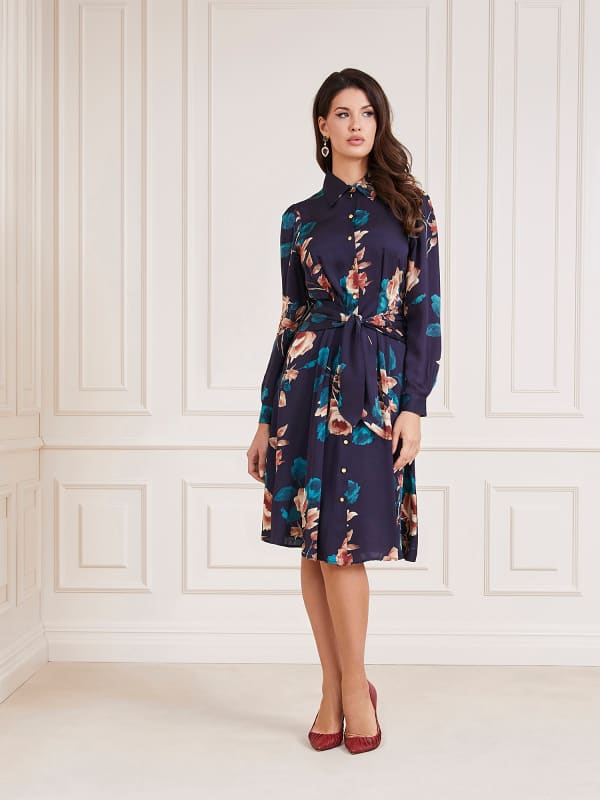 Guess Marciano Floral Print Dress