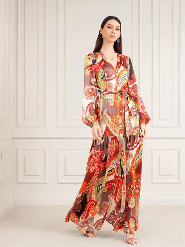 

Длинное Шелковое Платье «Marciano»