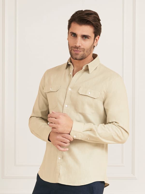 Camicia Marciano In Misto Lino