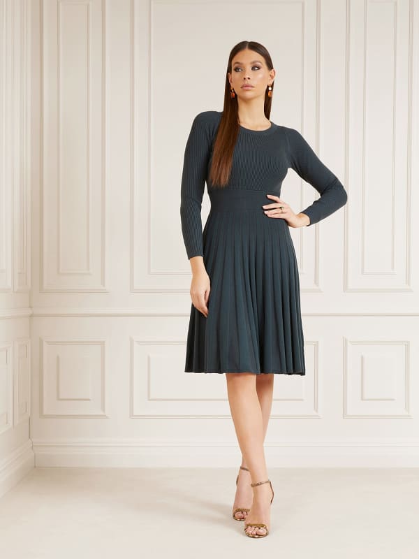 

Трикотажное Платье «Marciano» С Облегающим Верхом И Расклешенным Низом