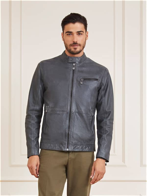 Veste Cuir Véritable Marciano