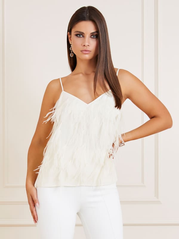 

Топ «Marciano» С Перьями