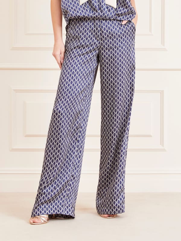 Pantalon Imprimé Logo Marciano