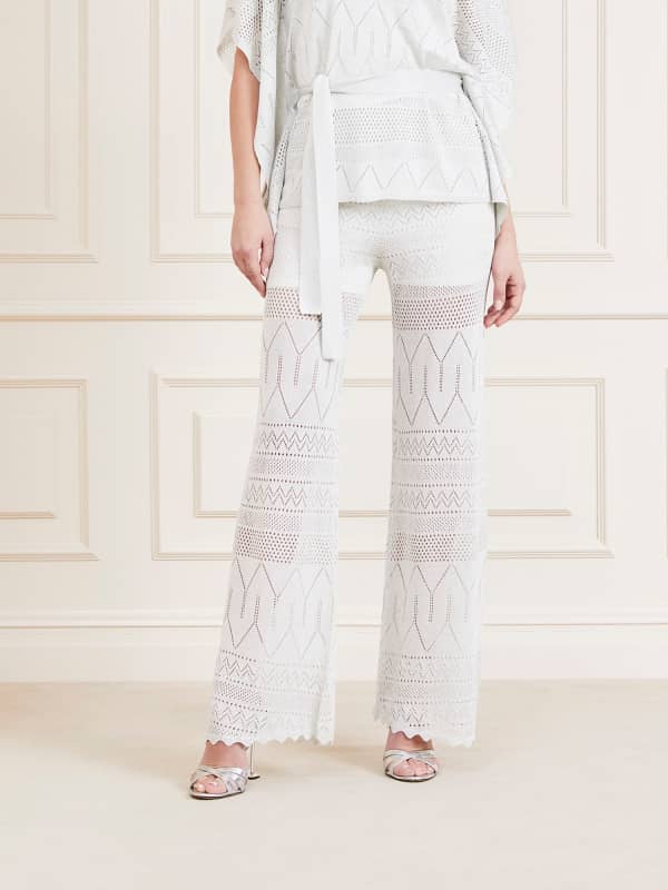Pantalon Lurex Crochet Marciano
