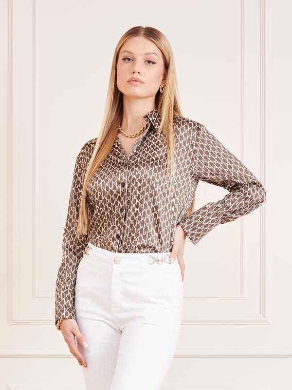 Chemisier Logo All-Over Marciano