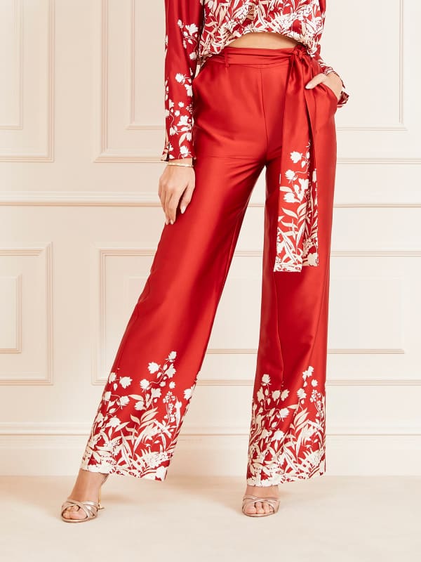 Pantalon Imprimé En Bas Marciano