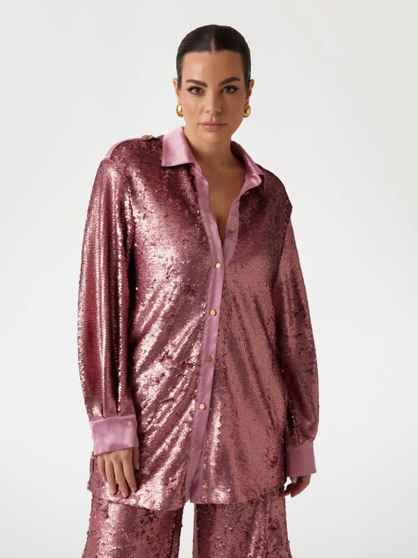 Marciano Hemdjacke Pailletten