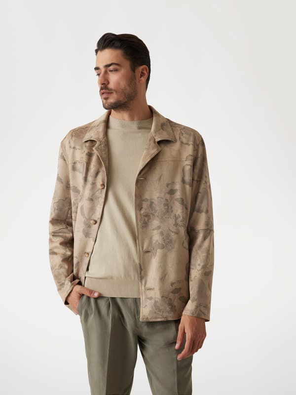 Marciano Jacke Velourslederimitat