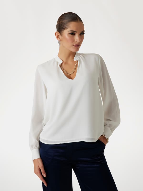 Marciano Hemdbluse Mit Kette Comfort Fit