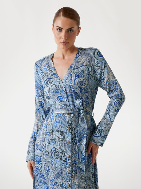  Marciano Guess Marciano Langes Kleid Paisley 