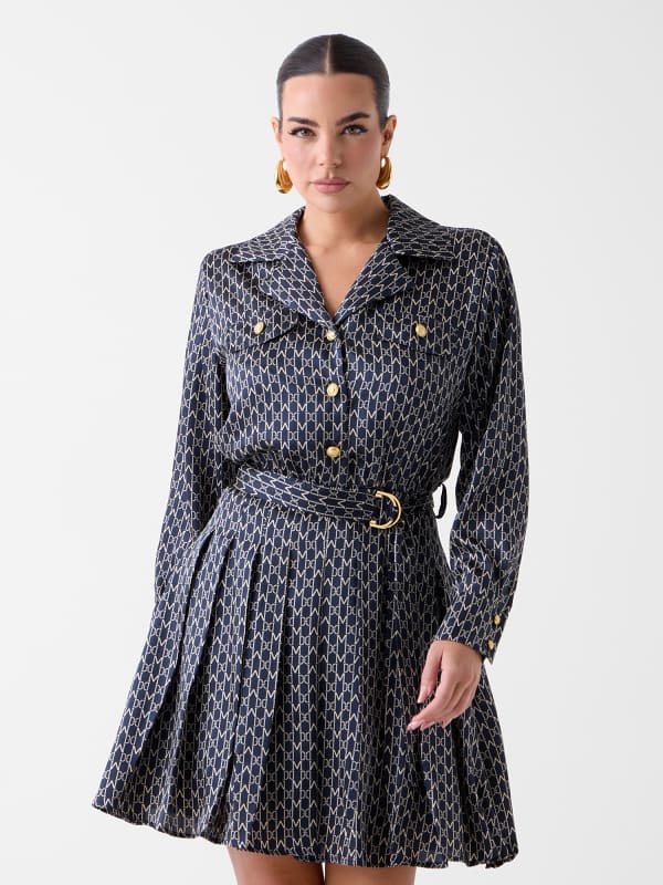  Marciano Guess Marciano Plissiertes Minikleid 