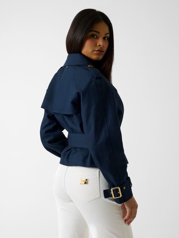  Marciano Guess Marciano Kurz-trenchcoat Mit Gürtel 