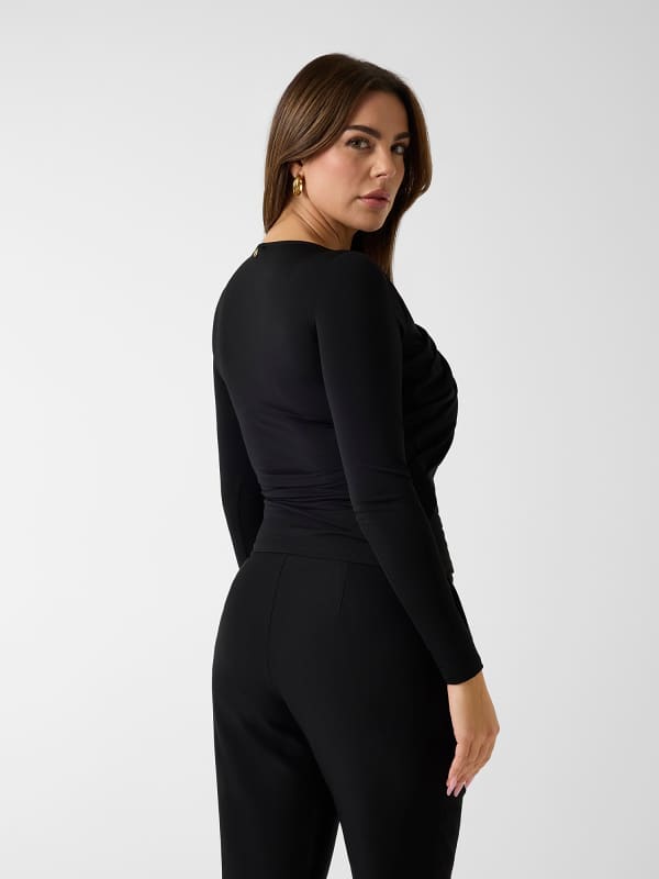  Marciano Guess Marciano Drapiertes Top 