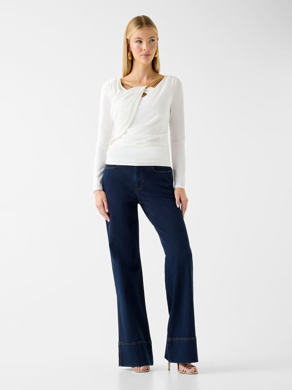  Marciano Guess Marciano Drapiertes Top 