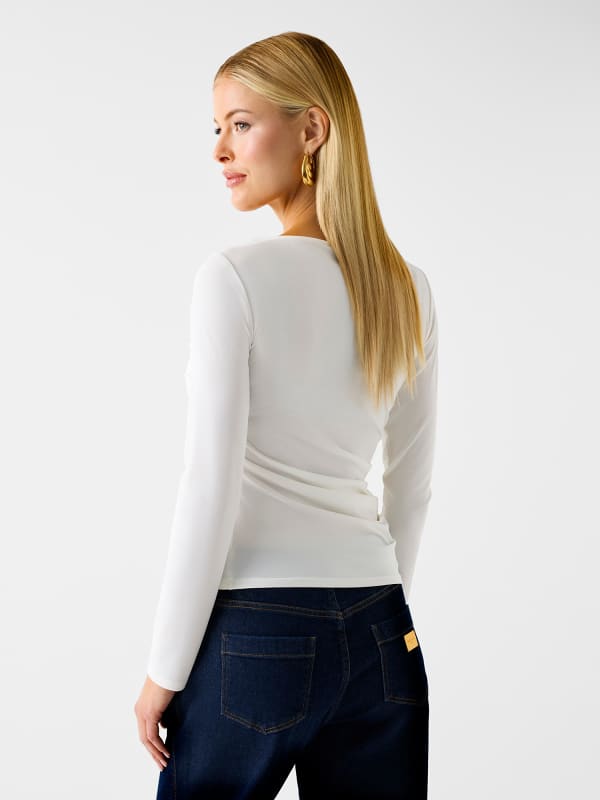  Marciano Guess Marciano Drapiertes Top 