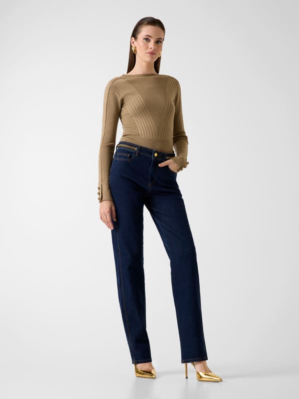  Marciano Guess Marciano Pullover Mit Bootsausschnitt 