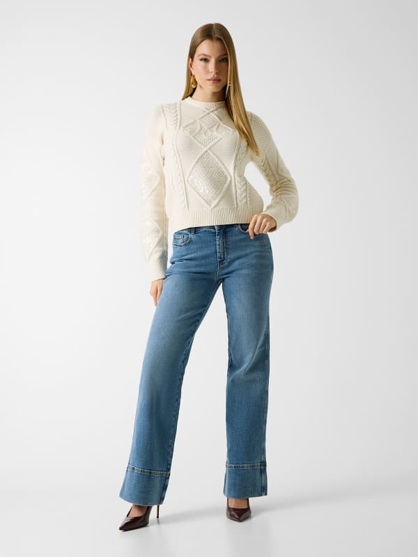  Marciano Guess Marciano Zopfmuster-strickpullover 
