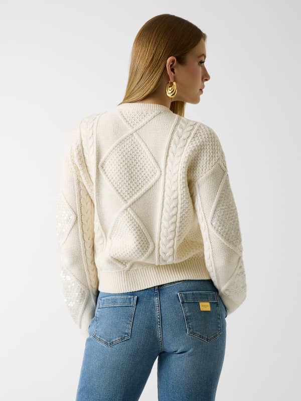  Marciano Guess Marciano Zopfmuster-strickpullover 