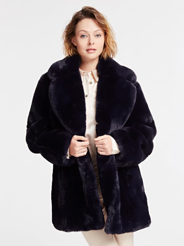 Marciano faux fur jacket clearance