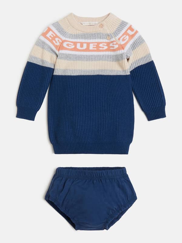 Guess Cashmere Blend Dress And Panties Set