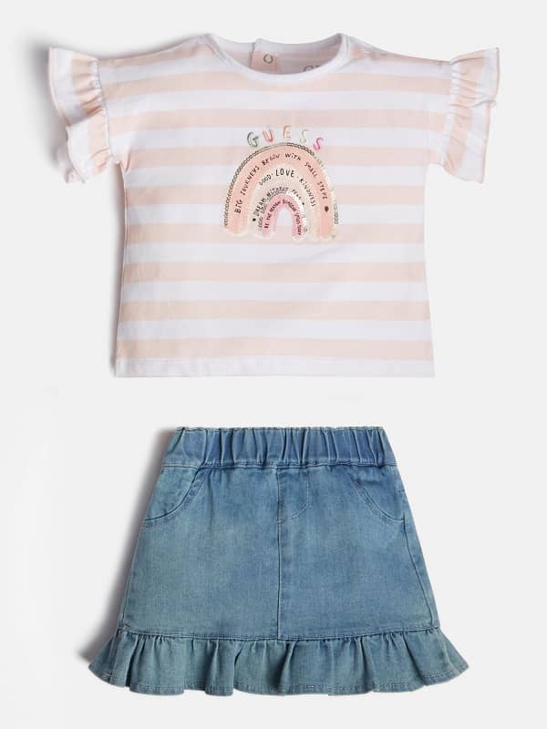 Guess T-Shirt And Skirt Set