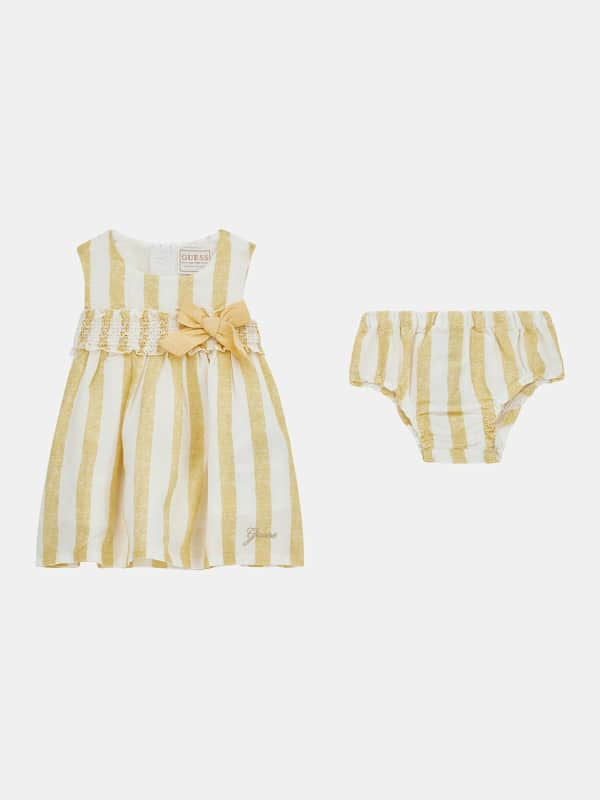 Guess Kids Striped Dress And Panties Set