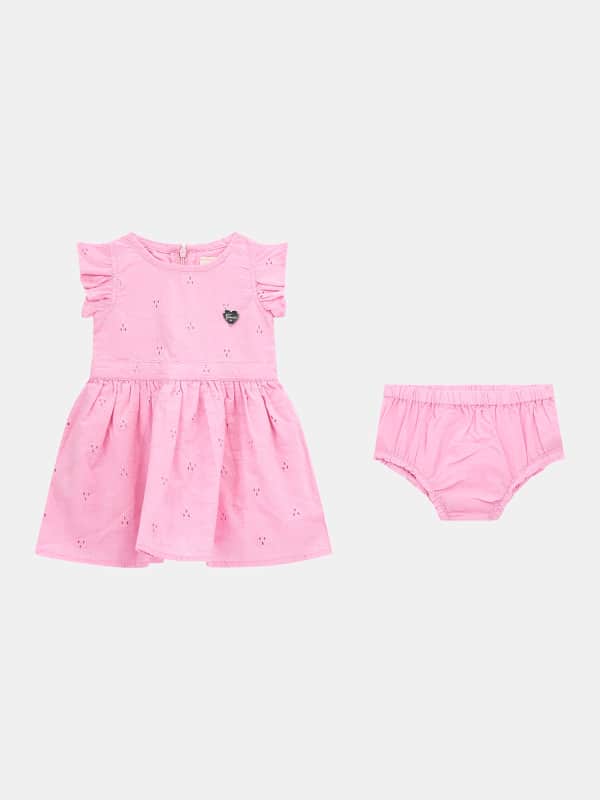 Set Kleid Mit Broderie Anglaise Und Höschen