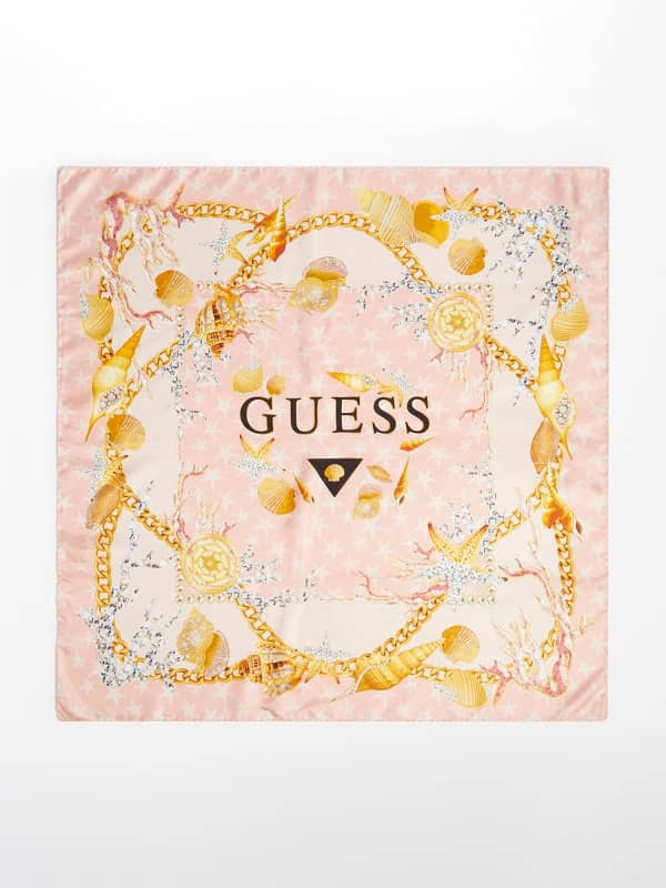 

Платок Принт Море И Буквенный Логотип