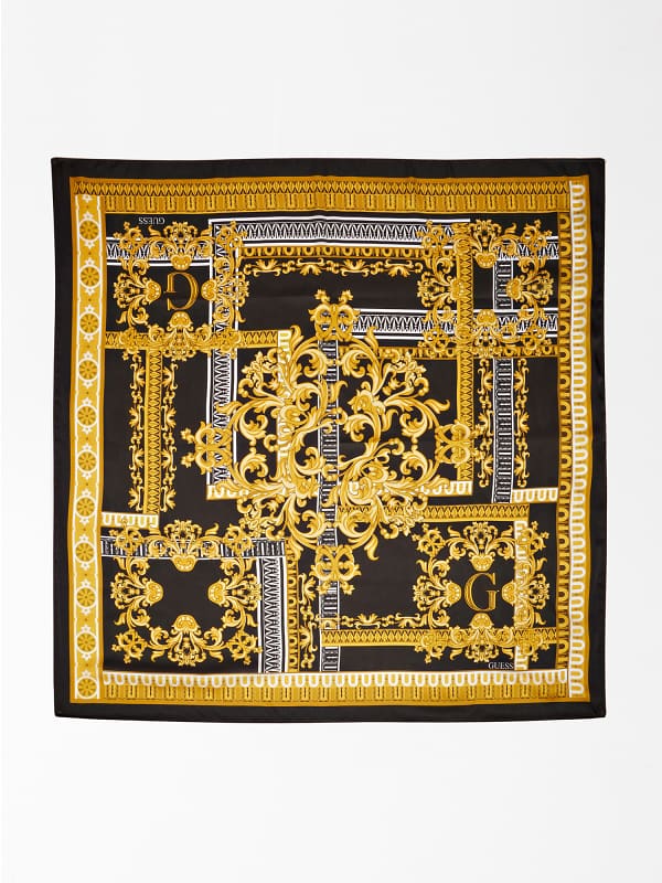 foulard imprimé baroque