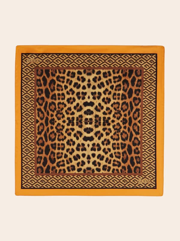 Foulard Motif Animalier Soie