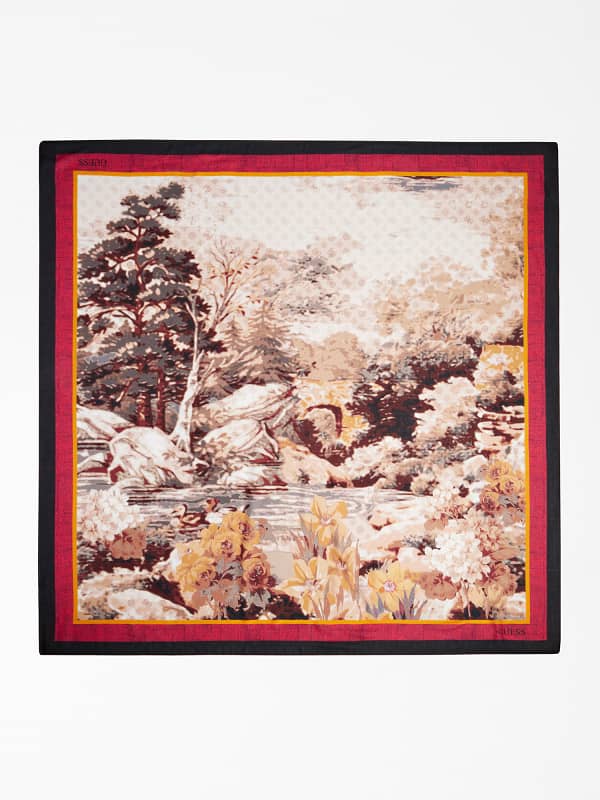 Keffieh Imprimé Paysage