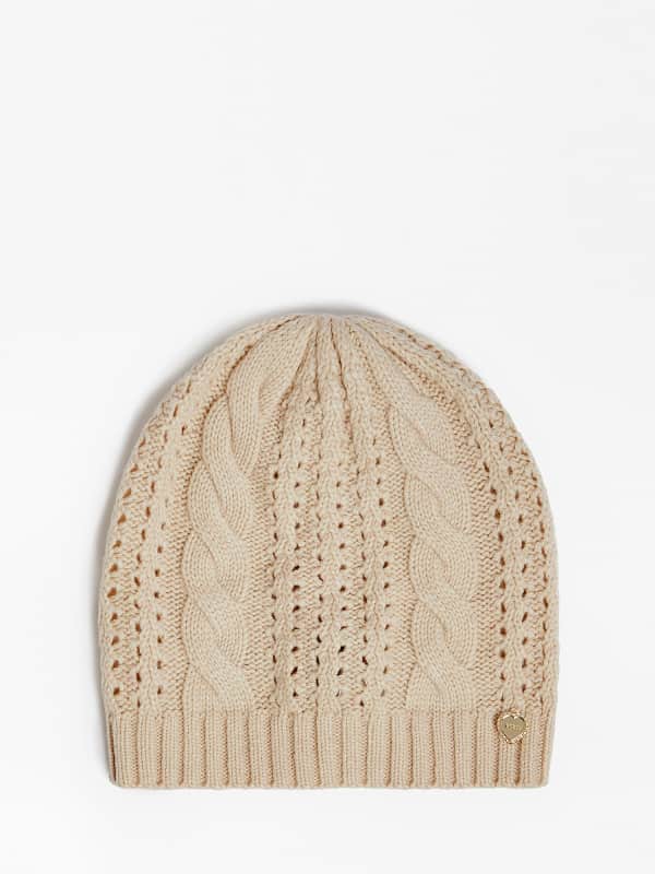 

Вязаная Плетеная Шапка