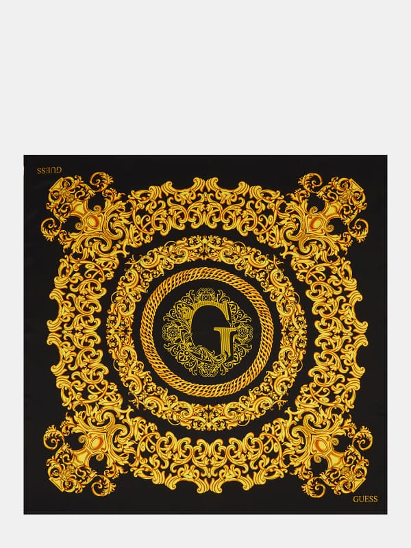 Kufiya Mit Barock-Print