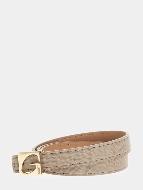 Ceinture Saffiano Logo G