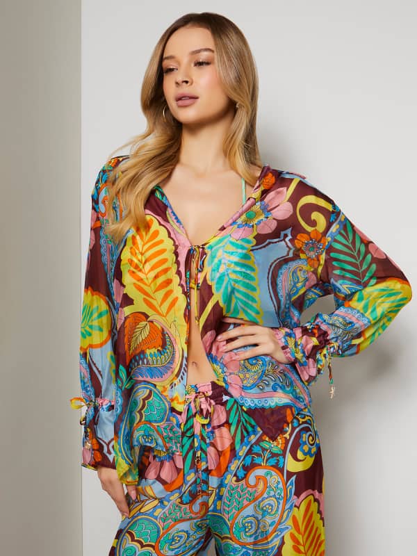 Chemisier En Soie Mélangée