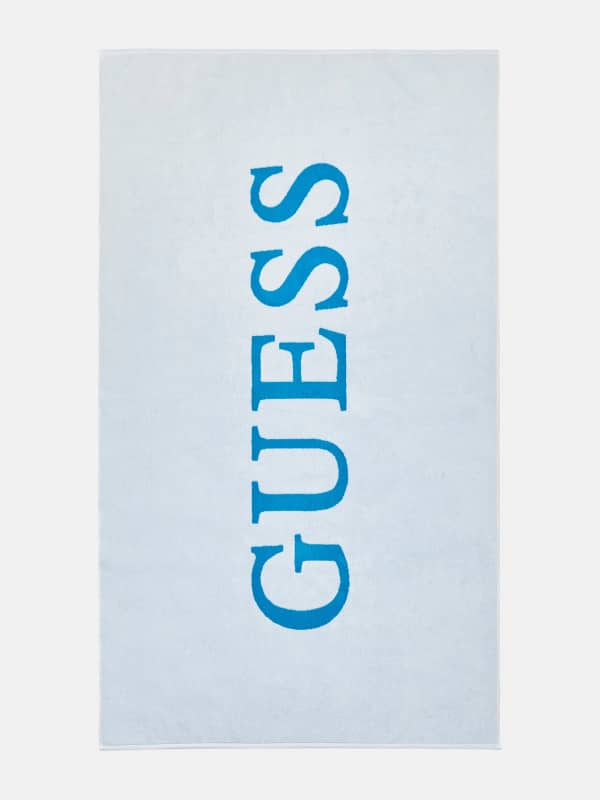 Guess Front Logo Beach Towel